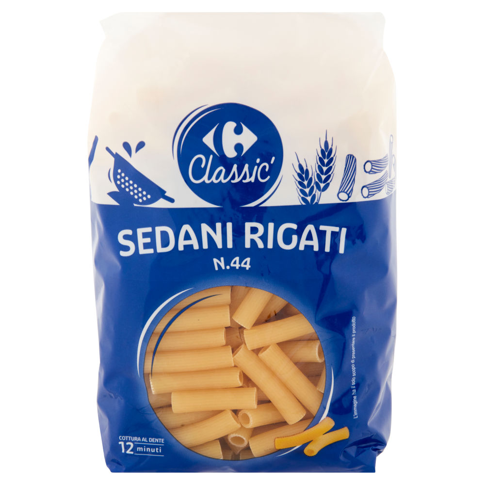 Carrefour Classic Sedani Rigati N.44 500 g