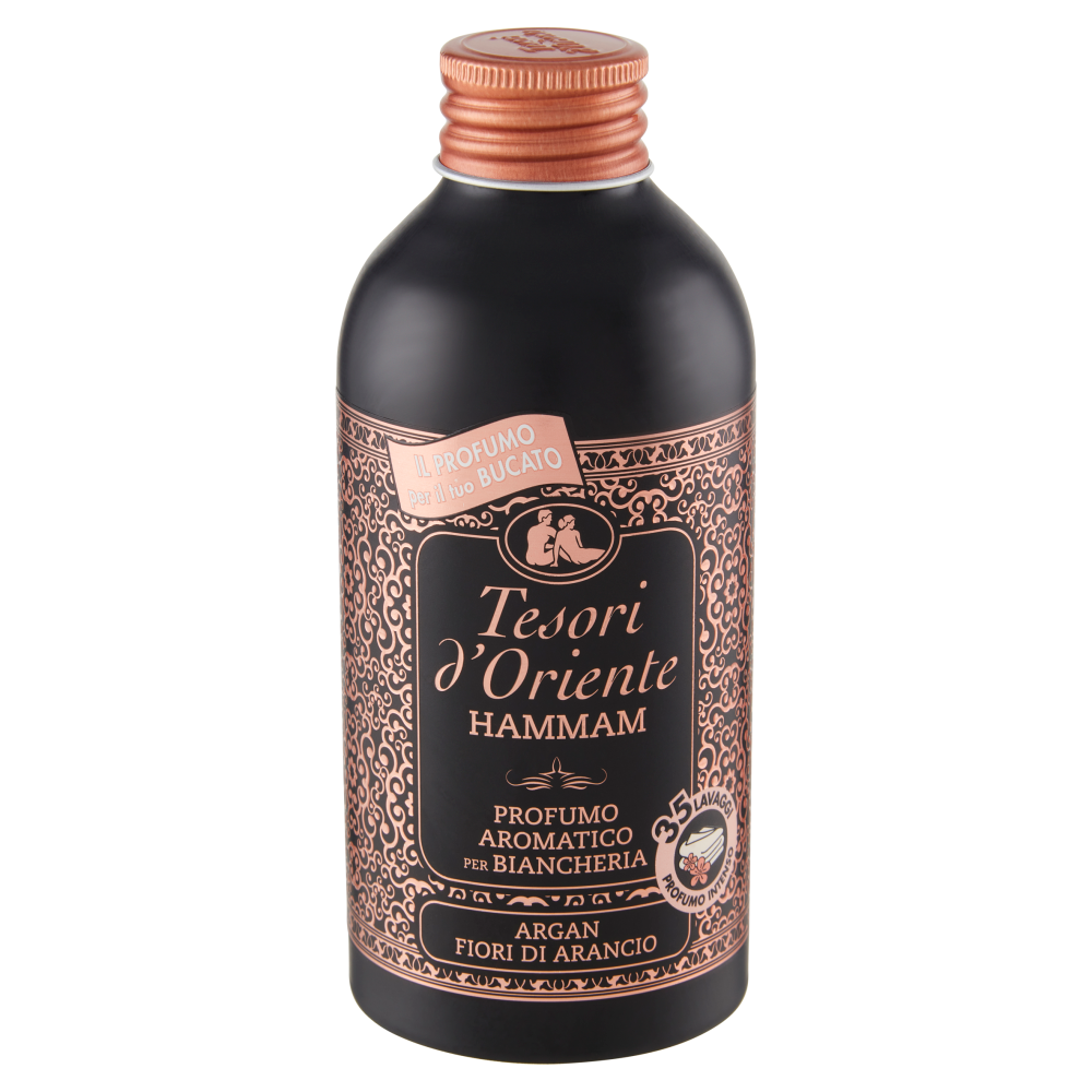 Tesori d'Oriente Hammam Profumo Aromatico per Biancheria Argan Fiori di Arancio 250 ml