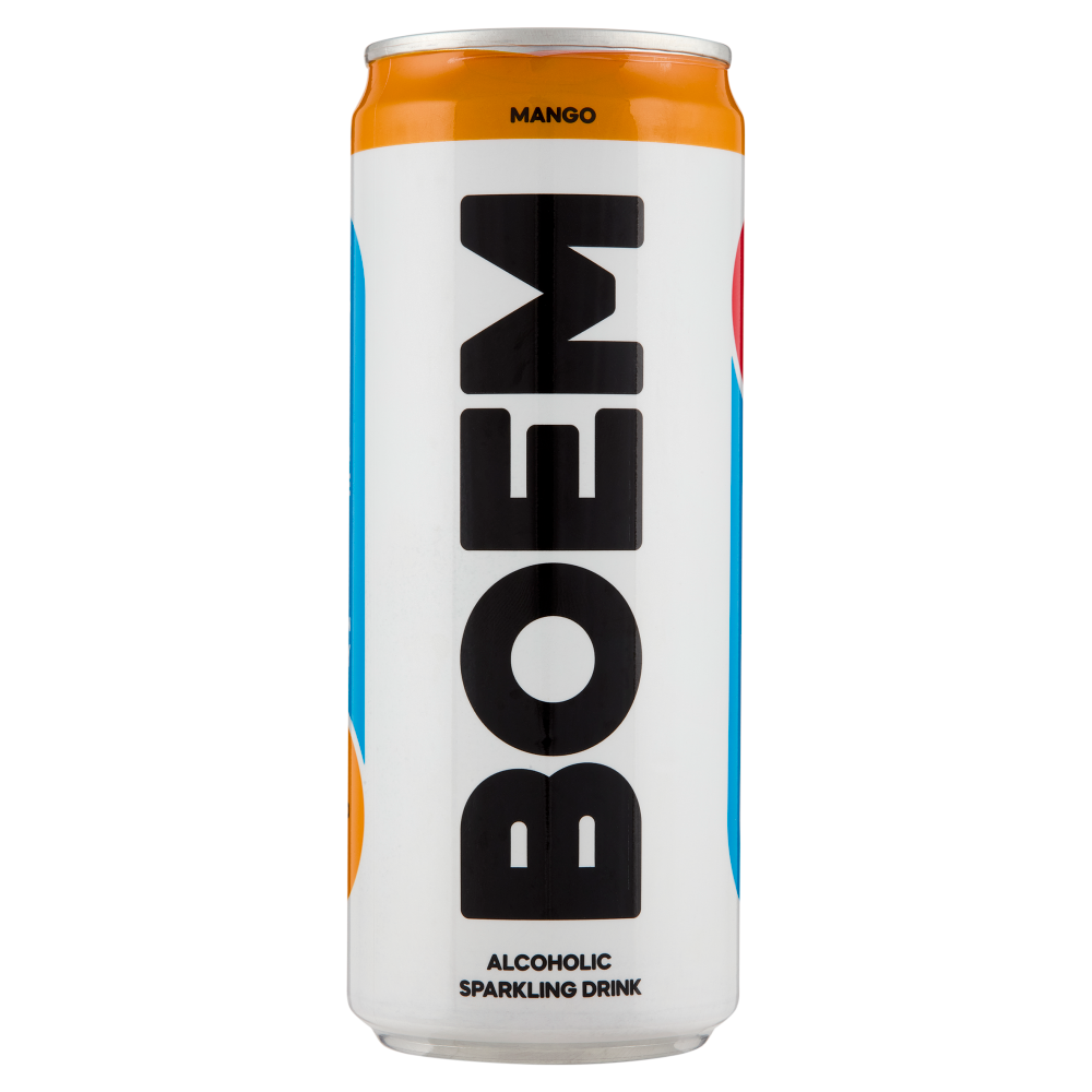 Boem Alcoholic Sparkling Drink Mango 330 ml