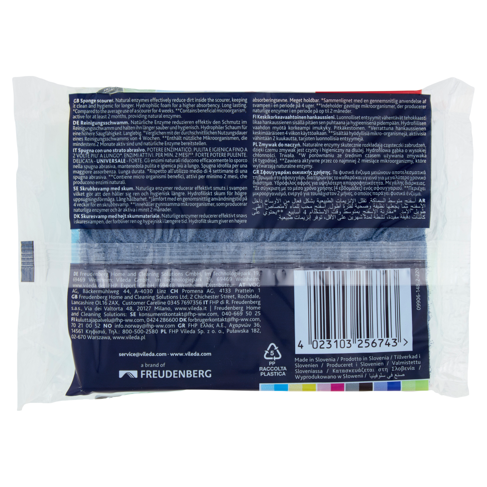 Vileda Pro Clean Spugna Abrasiva 2 pz