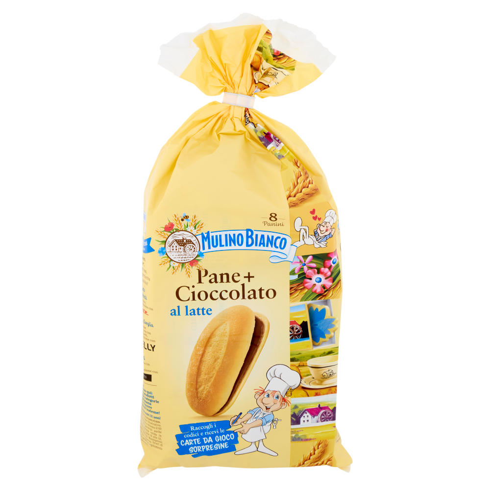 Mulino Bianco Pane+Cioccolato Merenda 8 pezzi 300g