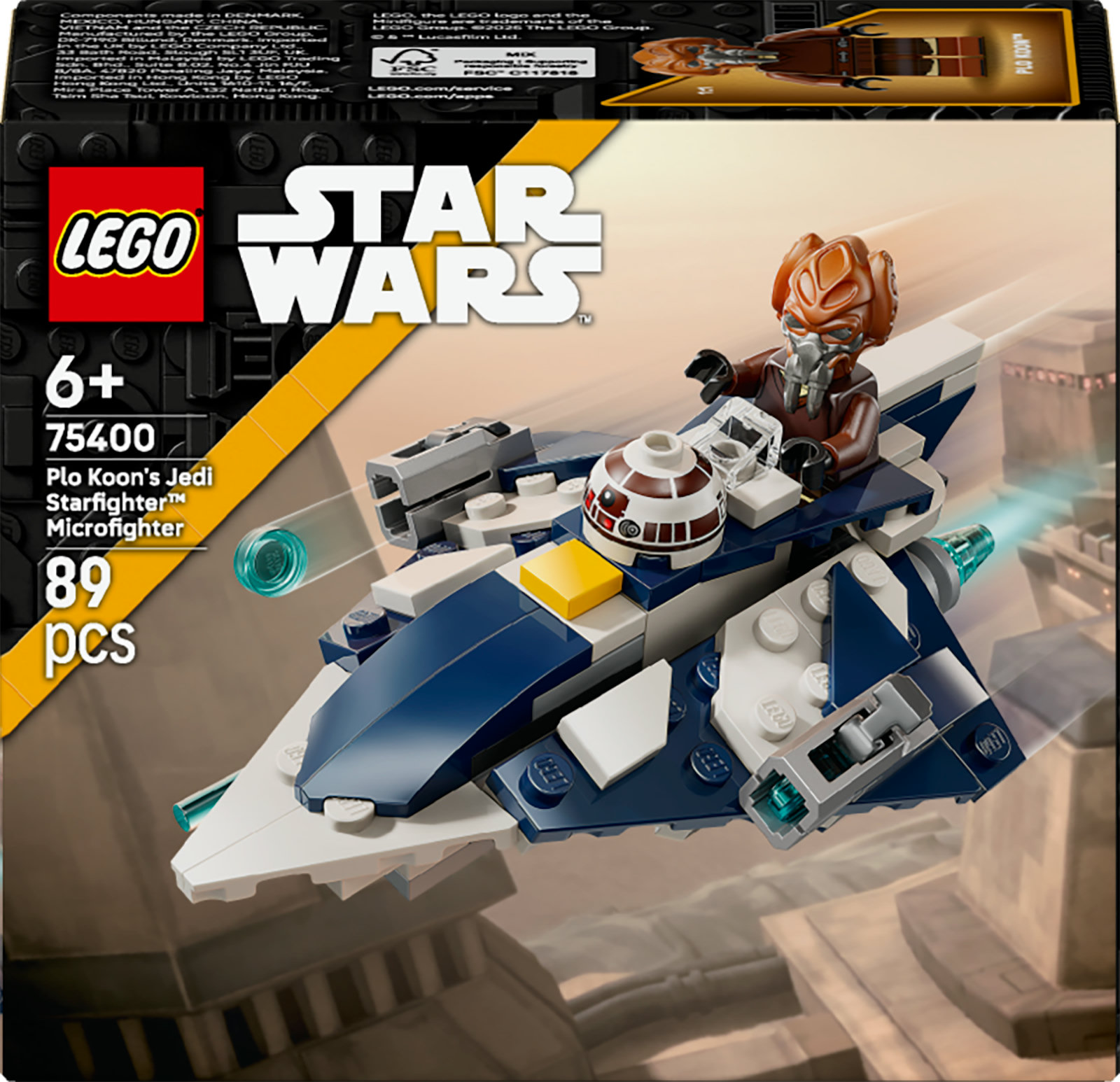 LEGO Star Wars Microfighter Jedi Starfighter di Plo Koon
