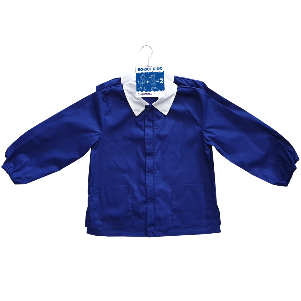 School Kids Confezione 2 Casacche Scuola Blu Royal Mis 7/8 Anni