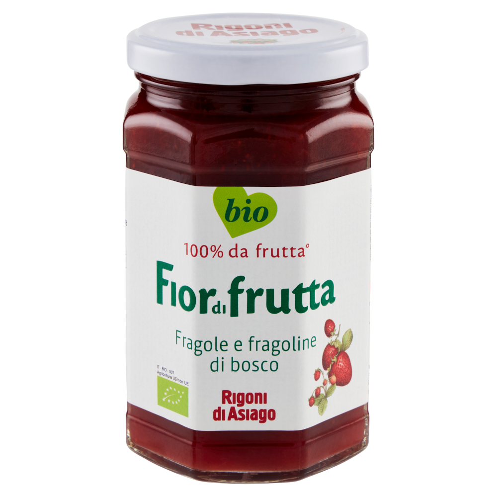 Rigoni di Asiago Fiordifrutta Fragole e fragoline di bosco bio 330 g