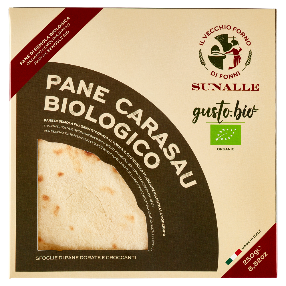 Il Vecchio Forno di Fonni - Sunalle gusto.bio Pane Carasau Biologico 250 g