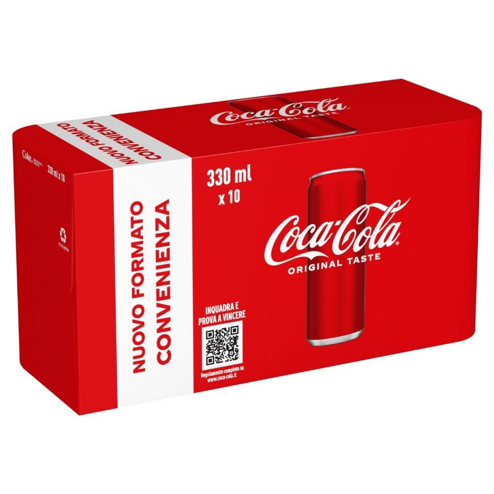 Coca-Cola Original 10 x 330ml Lattina