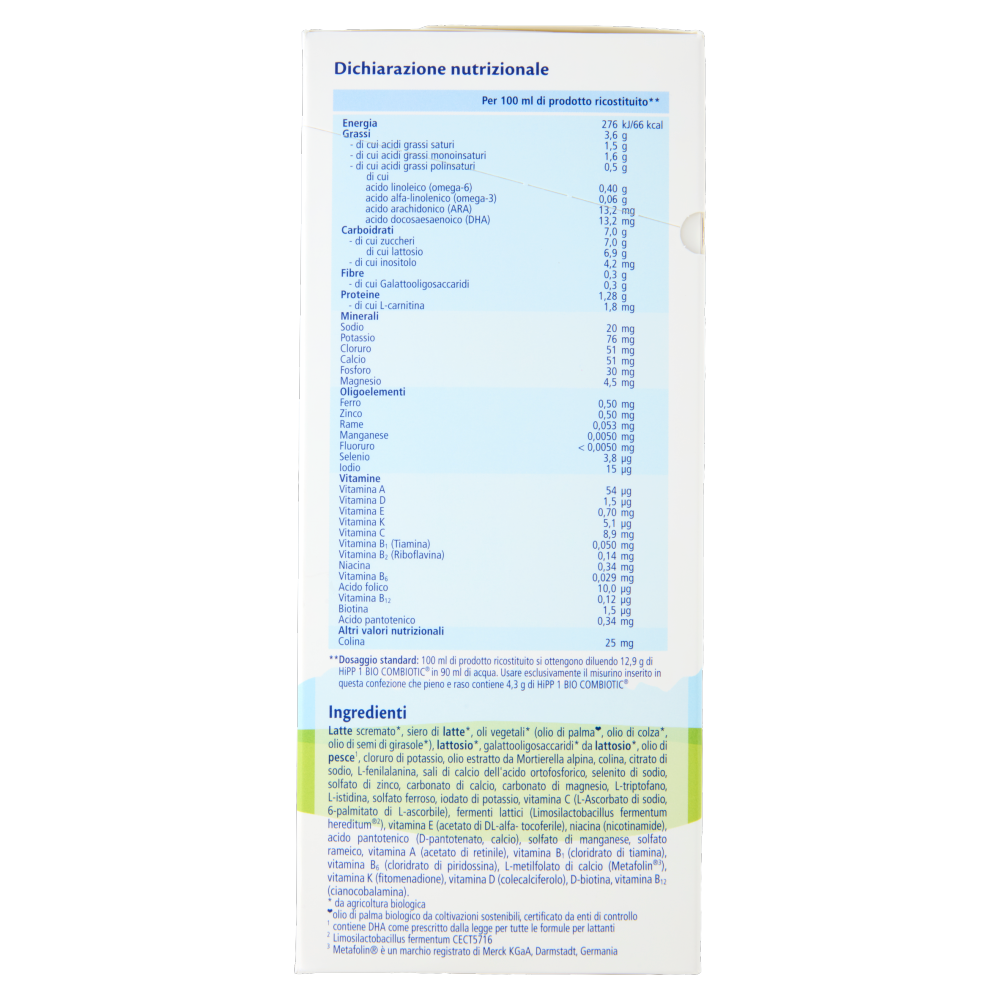 Hipp Bio Combiotic Latte per Lattanti Bio 1 600 g