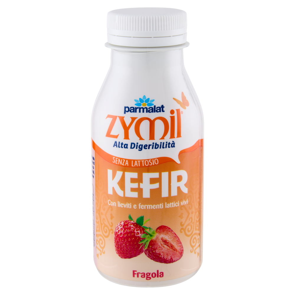 ZYMIL Alta Digeribilit&agrave; Senza Lattosio Kefir Fragola 250g