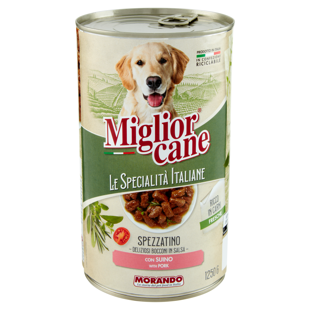 Migliorcane Le Specialità Italiane Spezzatino con Suino 1250 G