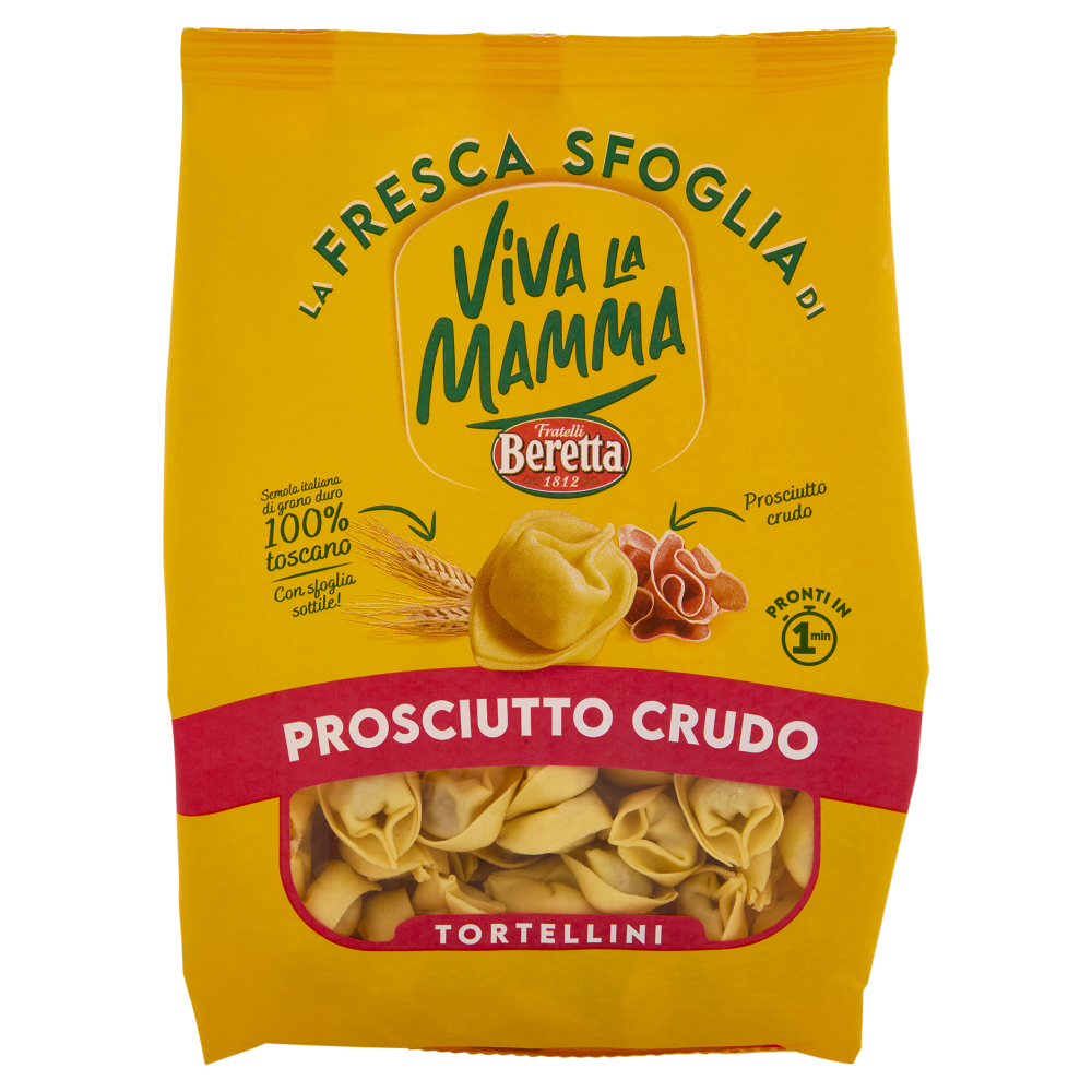 Viva La Mamma la Fresca Sfoglia di Tortellini Prosciutto Crudo 250 g