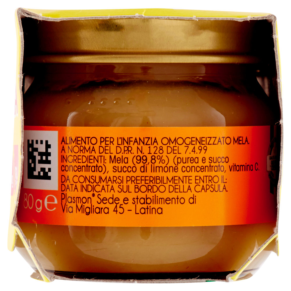 Plasmon Mela Omogeneizzato 3 x 80 g