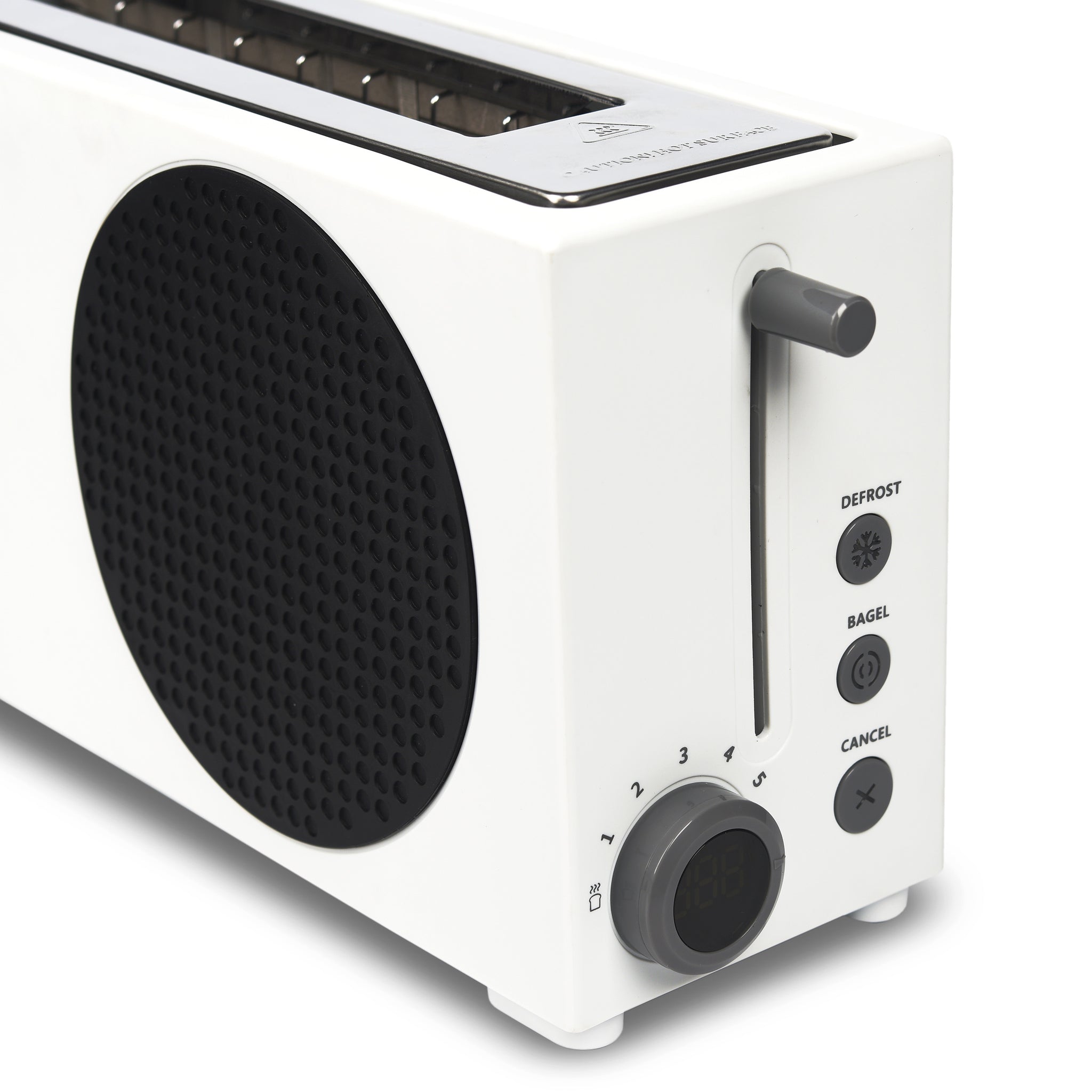 Ukonic 18083 tostapane 6 1 fetta/e 1100 W Nero, Grigio, Bianco