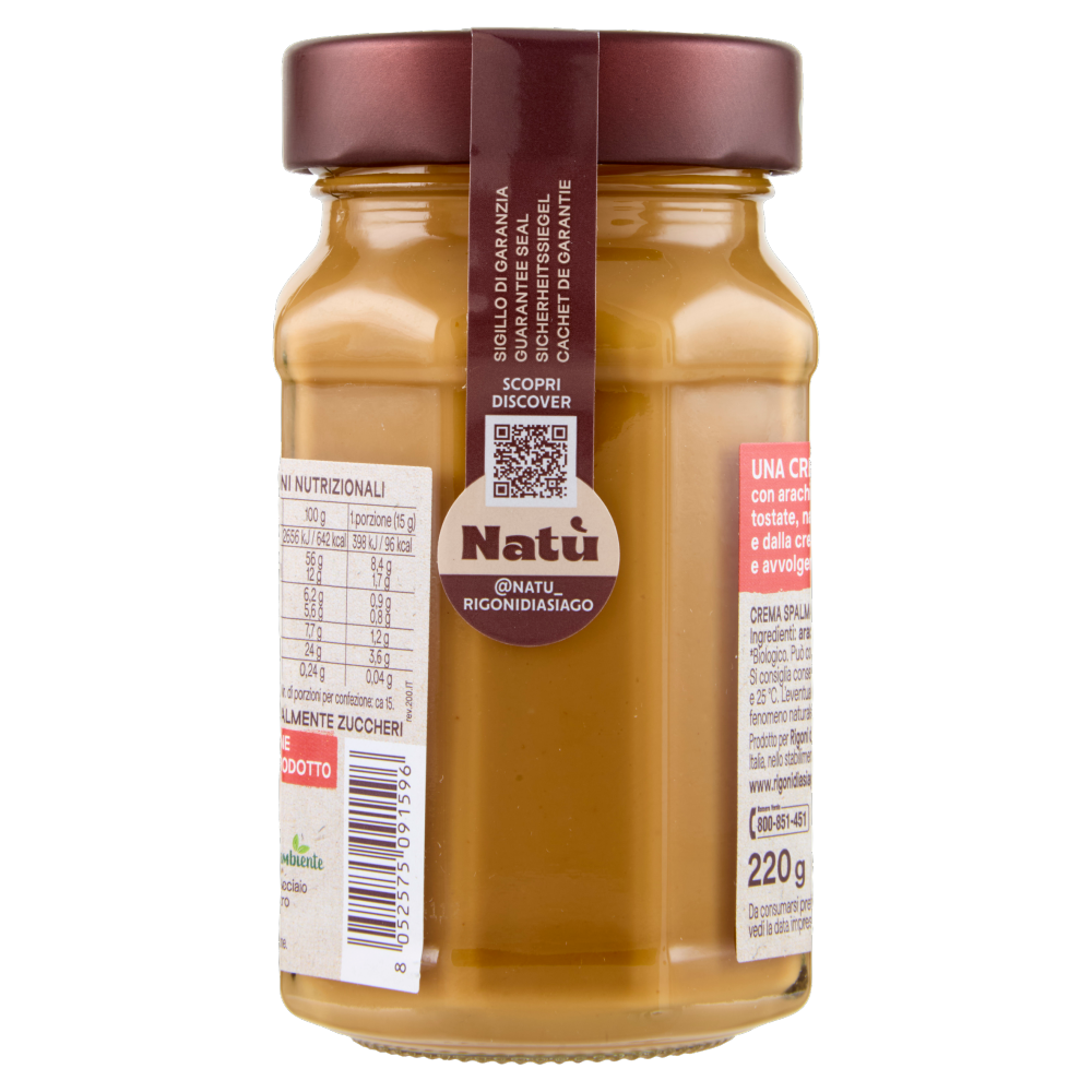 Rigoni di Asiago Natù Arachidi bio 220 g