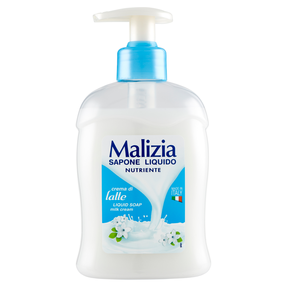 Malizia Sapone Liquido Nutriente crema di latte 300 mL