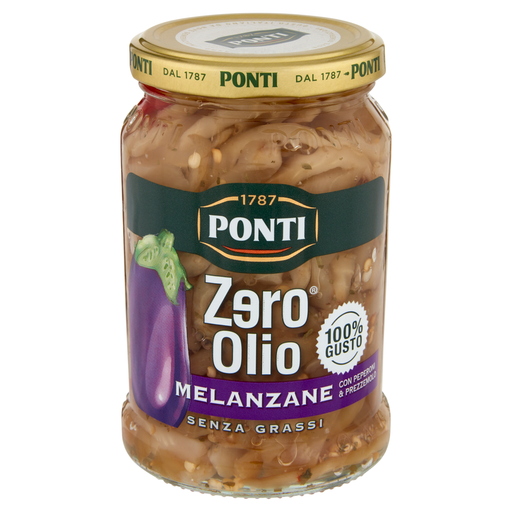 Ponti Zero Olio Melanzane con Peperoni & Prezzemolo 290 g