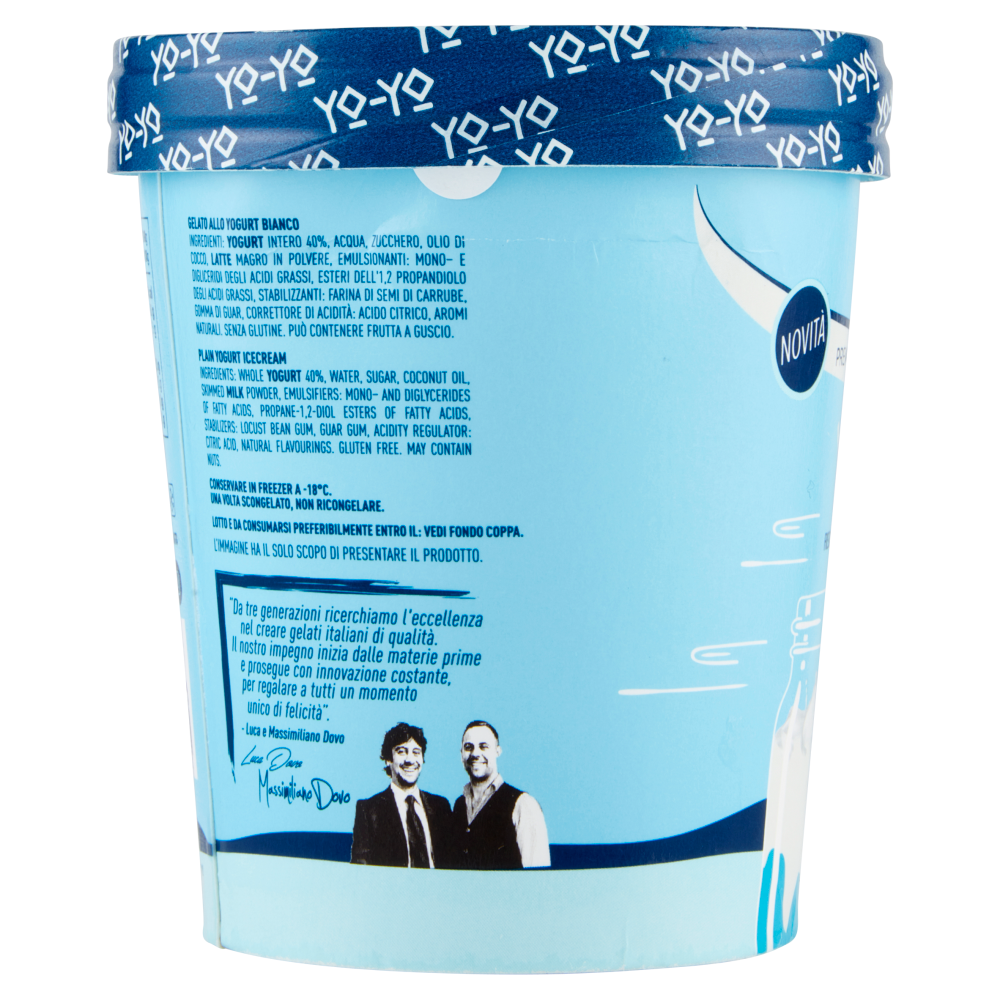 tonitto Yo-Yo gelato yogurt bianco 275 g
