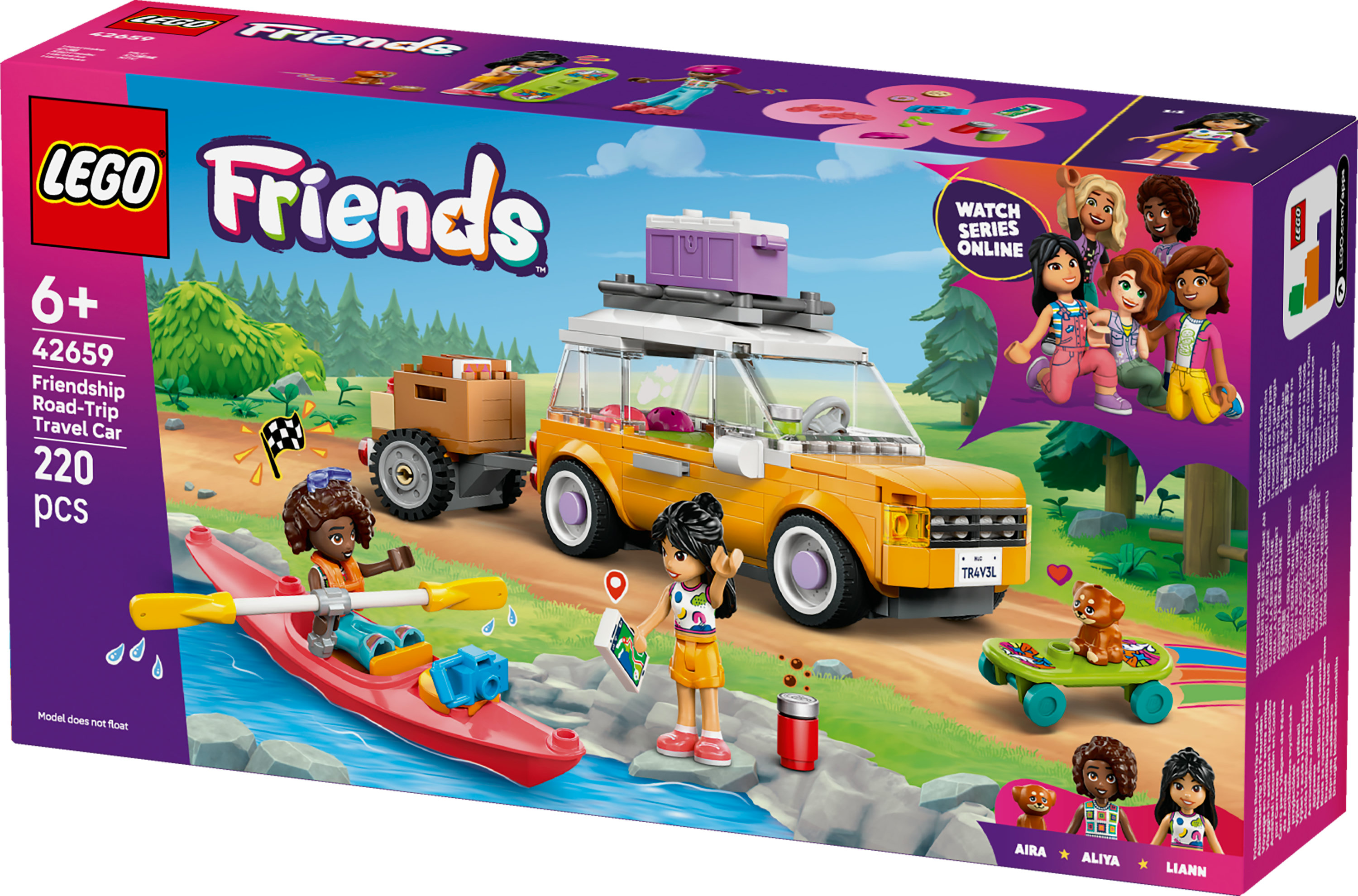 LEGO Friends Viaggio in auto con il cucciolo
