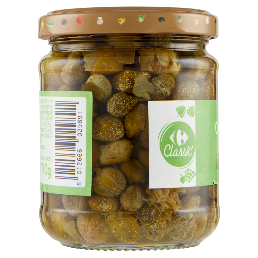 Carrefour Classic Capperi in Aceto di Vino 210 g