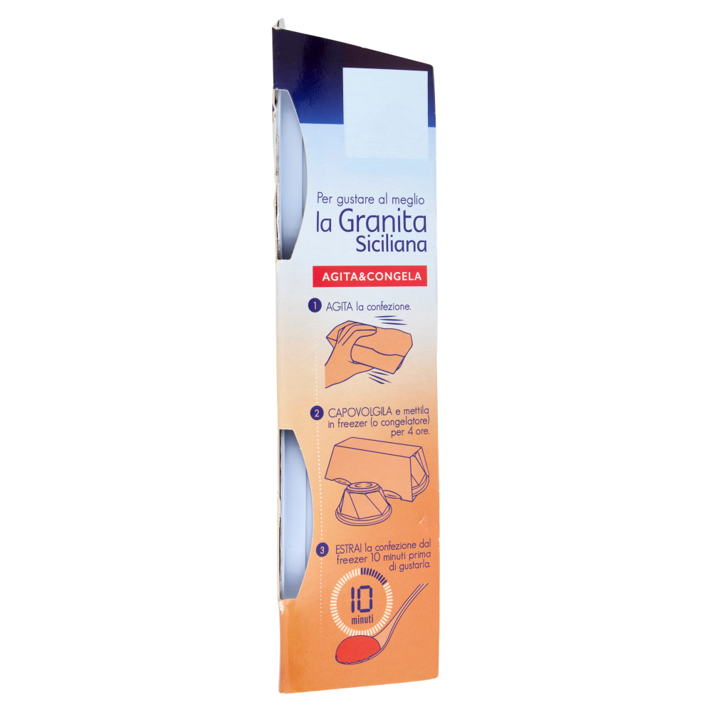 dolfin sensofreddo la Granita Siciliana con succo di "Arancia Rossa di Sicilia IGP" 2 x 100 ml