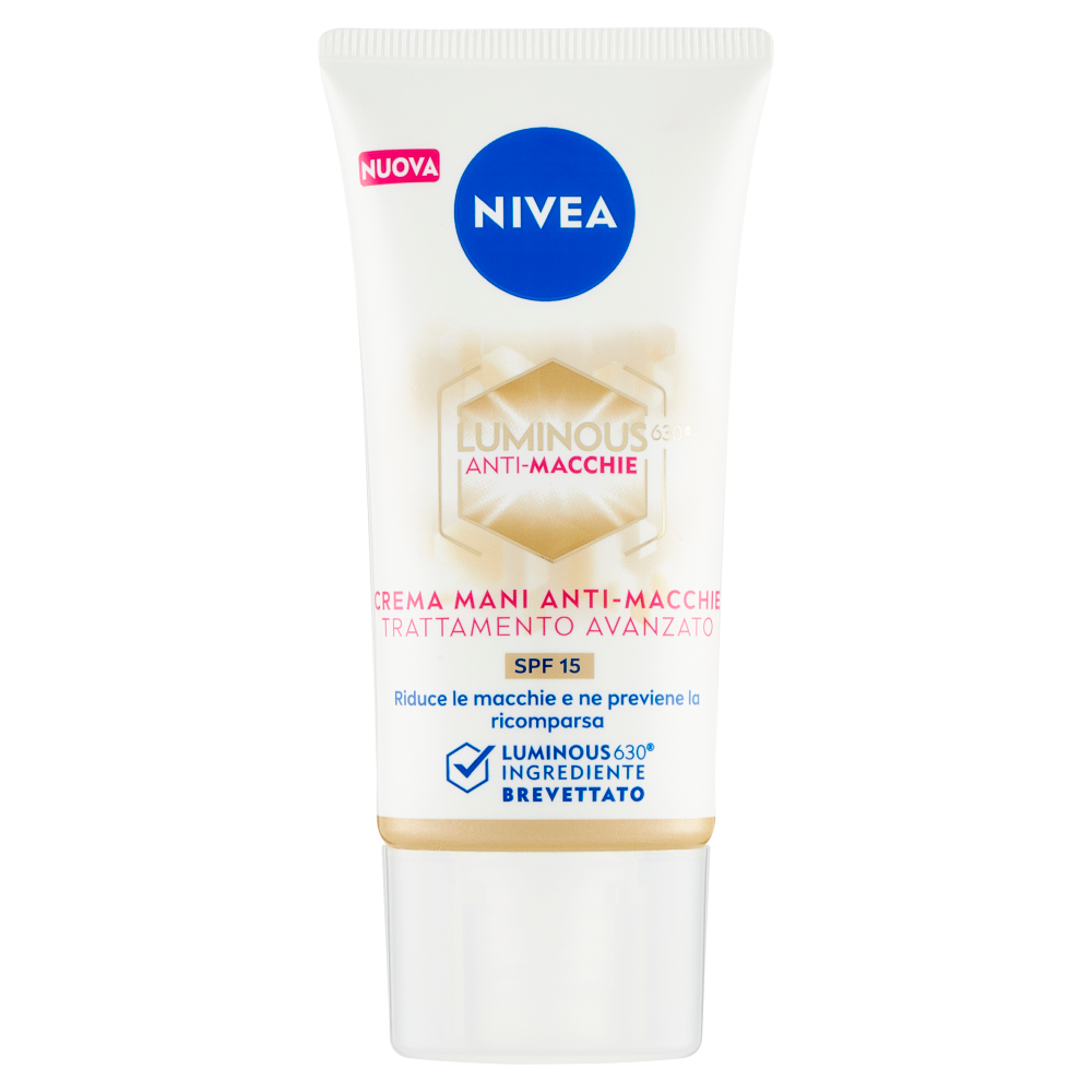 Nivea Luminous630 Anti-Macchie Crema Mani Anti-Macchie Trattamento Avanzato SPF 15 50 ml