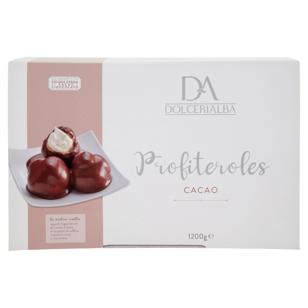 Dolcerialba Profiteroles Cacao 24 Profiteroles 1200 g