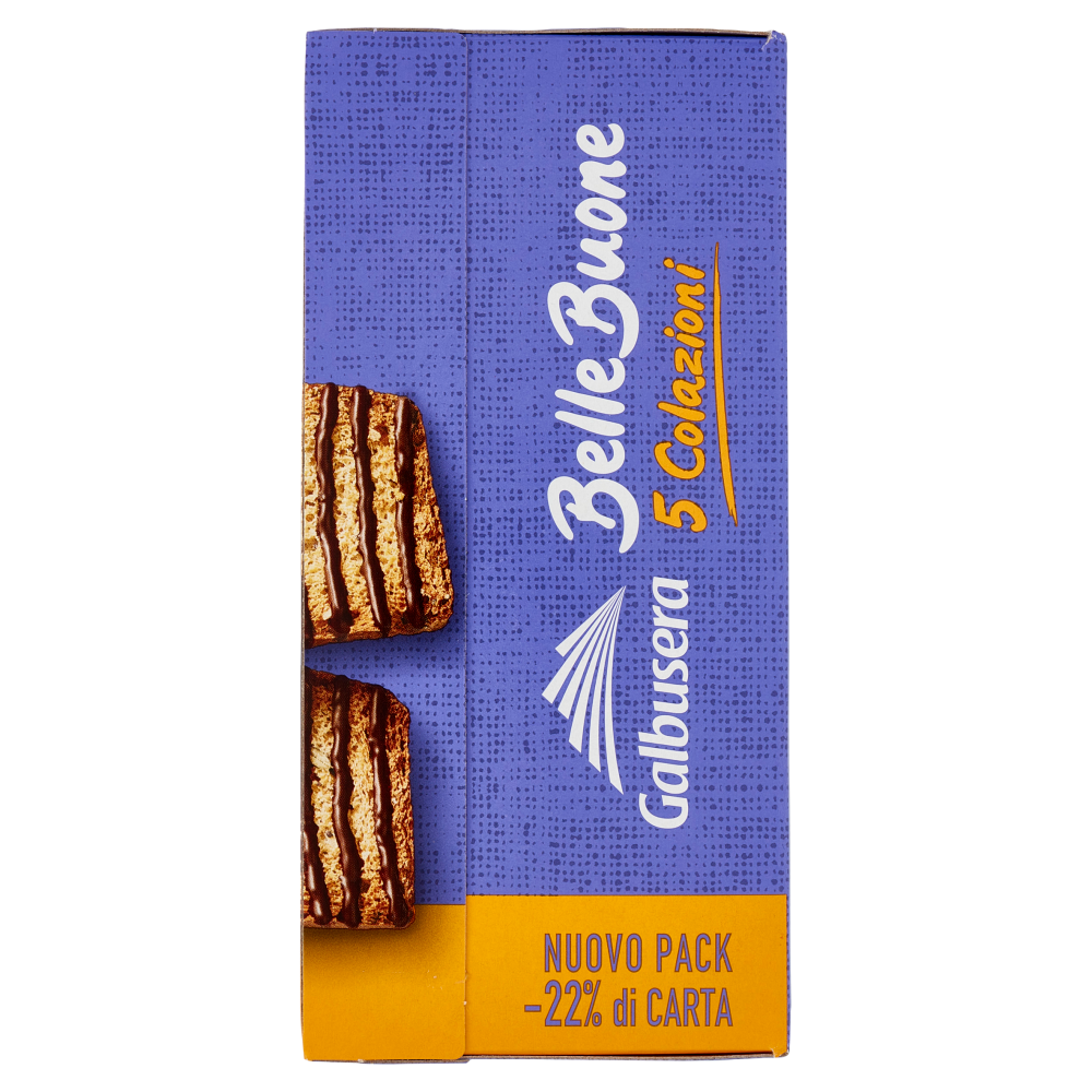 Galbusera BelleBuone 5 Colazioni Cioccolato semi di papavero, semi di girasole e semi di zucca 5x40g