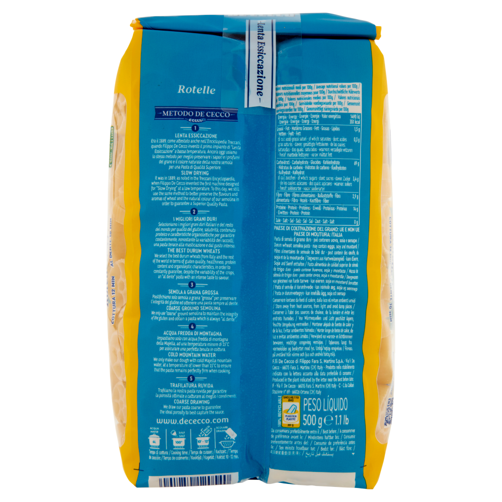 De Cecco Rotelle n&deg;54 500 g