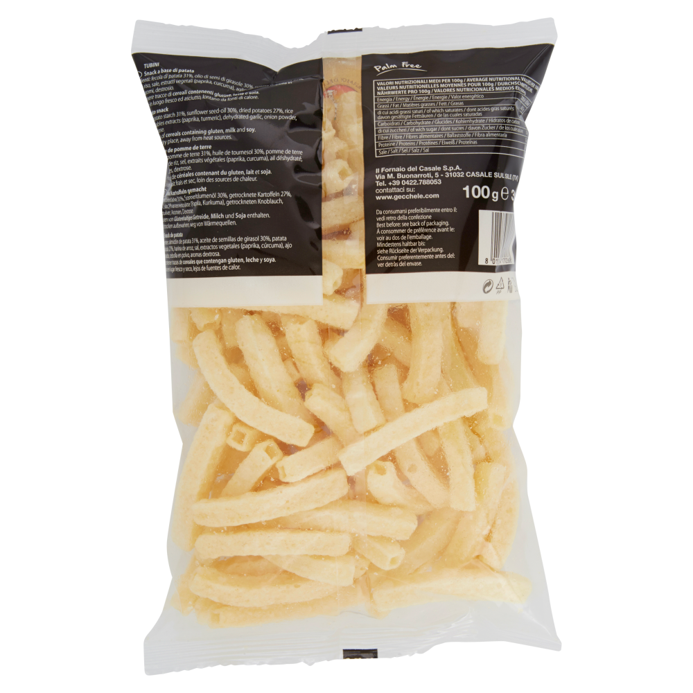 Gecchele Tubini Gustosi e Friabili 100 g