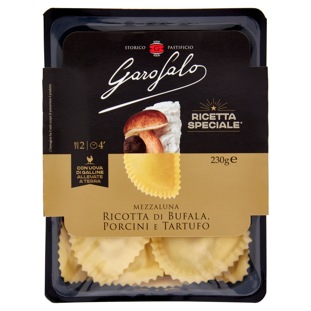 Garofalo Mezzaluna Ricotta di Bufala, Porcini e Tartufo 230 g