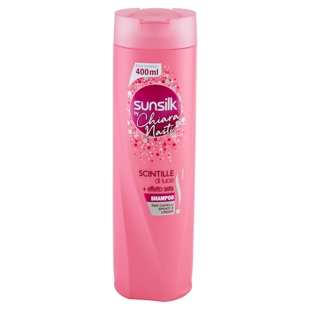 Sunsilk Scintille di luce + effetto seta Shampoo 400 ml