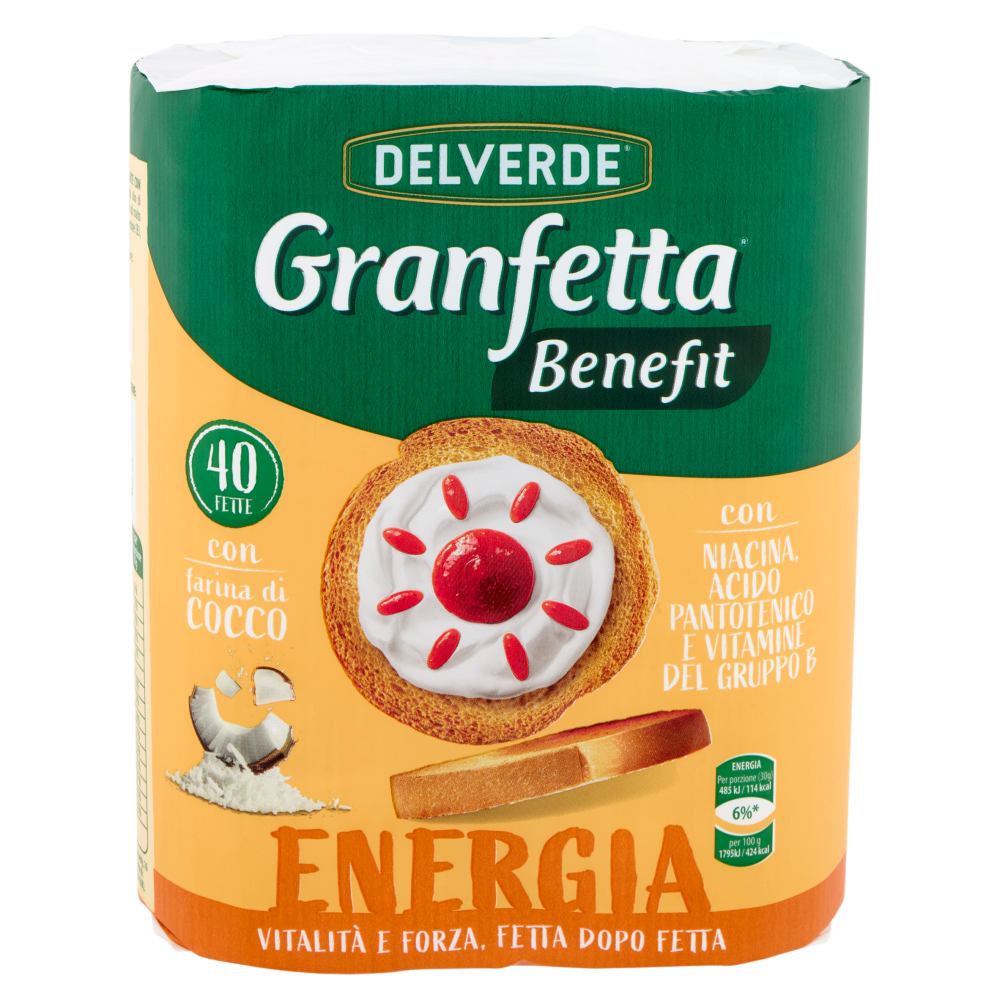 Delverde Granfetta Benefit Energia 40 Fette 300 g