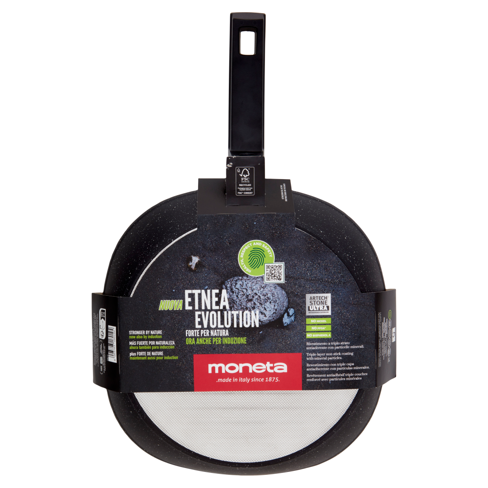 moneta Etnea Evolution bistecchiera 28x28 cm