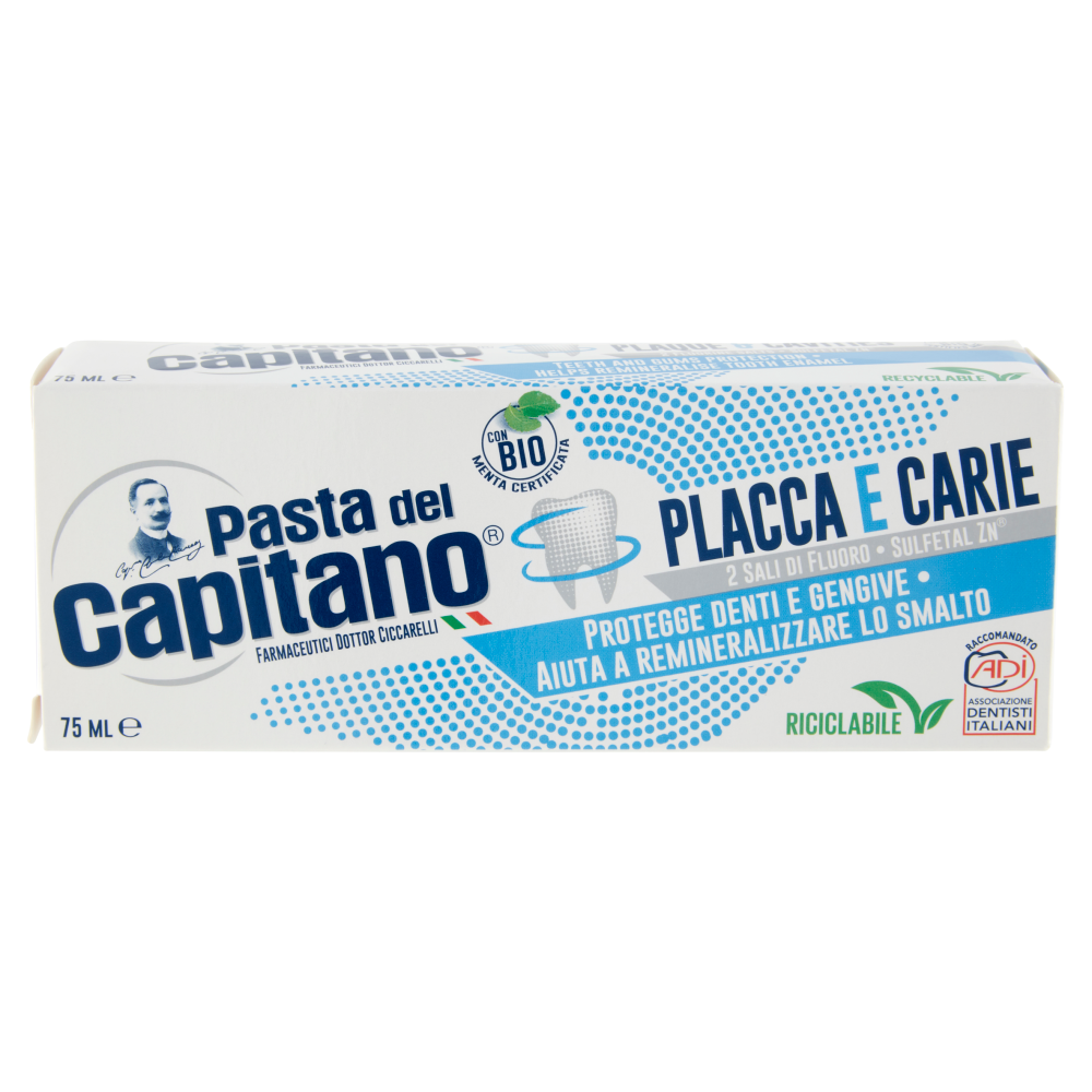 Pasta del Capitano Placca e Carie 75 ML