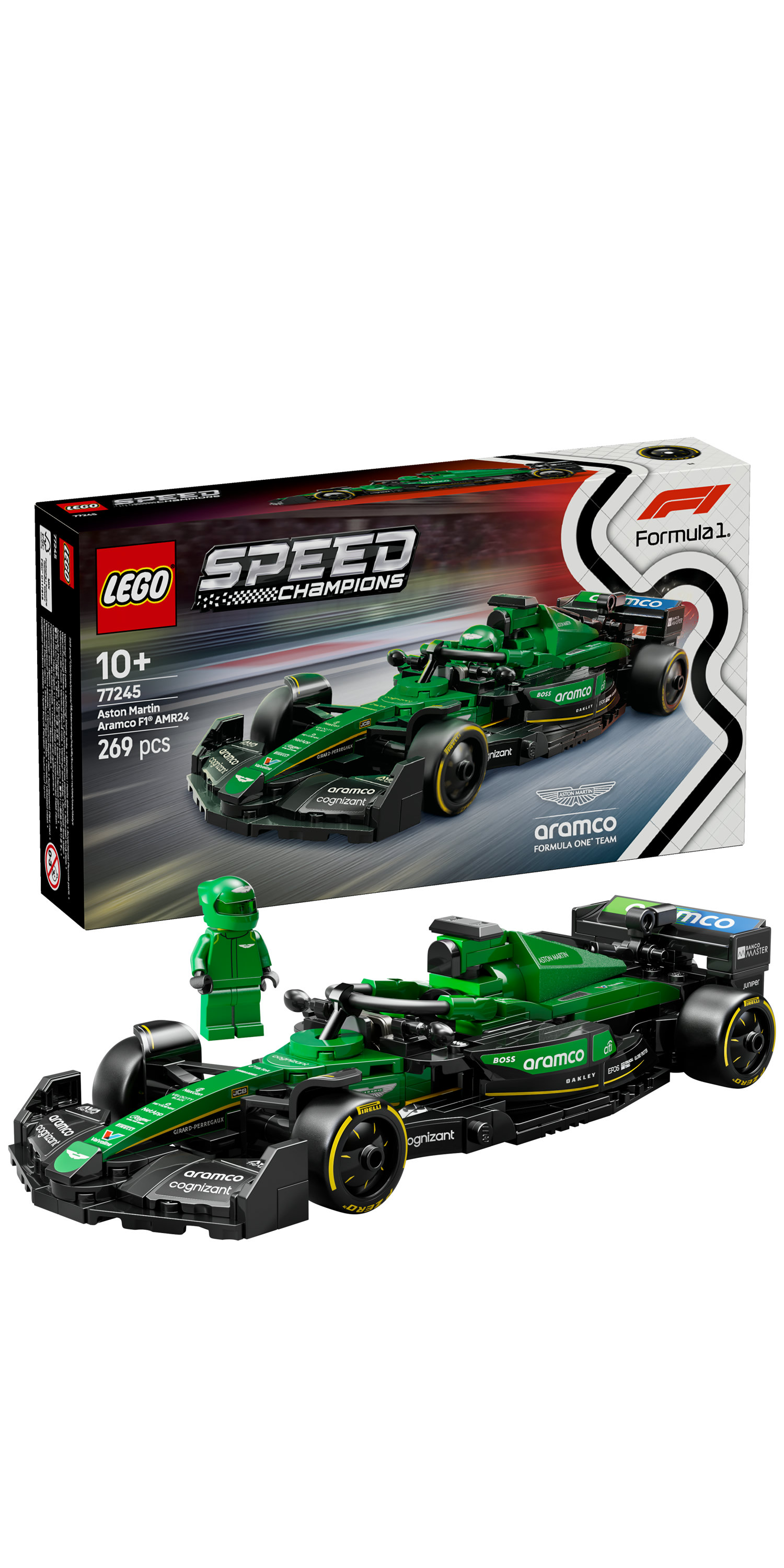 LEGO Speed Champions Auto da corsa Aston Martin Aramco F1® AMR24