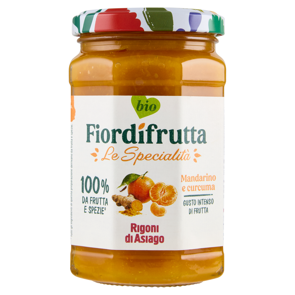 Rigoni di Asiago Fiordifrutta Le Specialit&agrave; bio Mandarino e curcuma 340 g