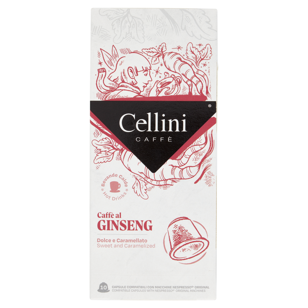 Cellini Caffè Caffè al Ginseng 10 x 7 g