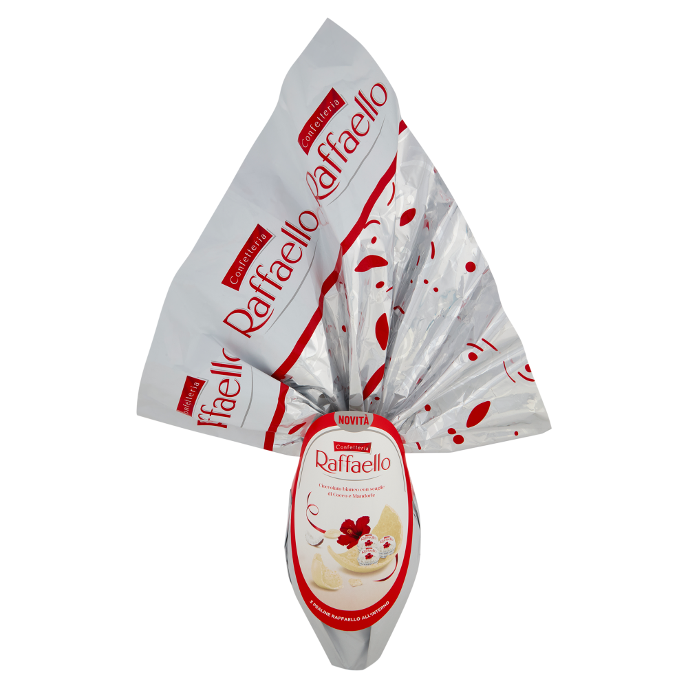 Raffaello Cioccolato bianco con scaglie di Cocco e Mandorle 250 g