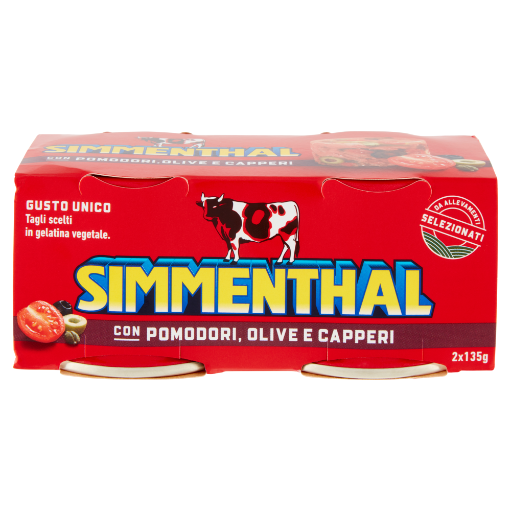 Simmenthal con Pomodori, Olive e Capperi 2 x 135 g