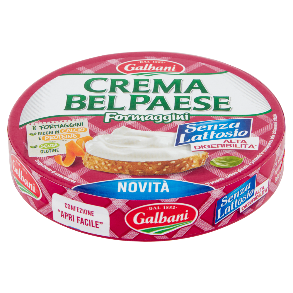 Galbani Crema Bel Paese Formaggini Senza Lattosio 8 x 17,5 g