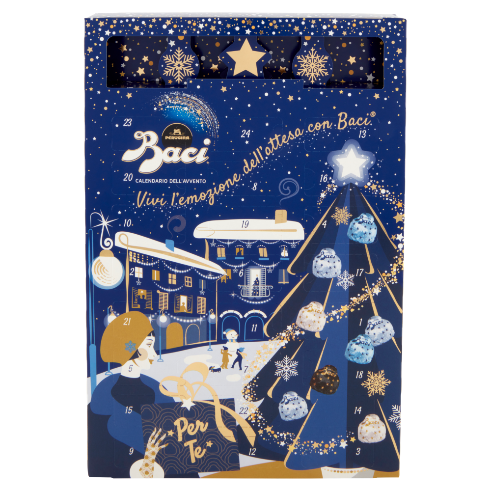BACI PERUGINA CALENDARIO DELL'AVVENTO Cioccolatini assortiti 300g