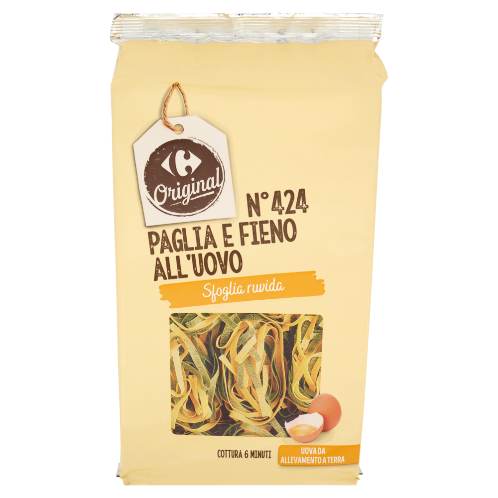 Carrefour Original N°424 Paglia e Fieno all'Uovo 250 g