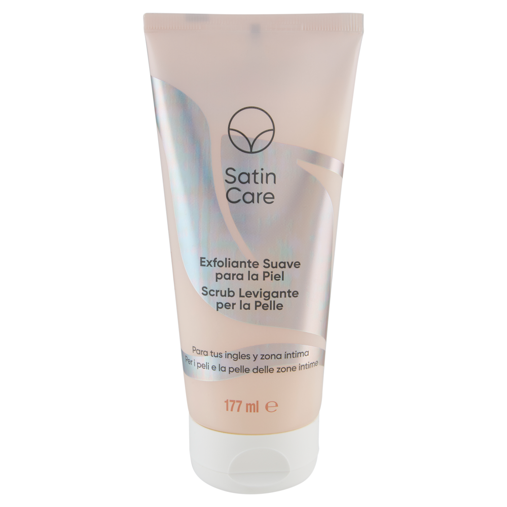 Satin Care Scrub Levigante per la Pelle per i peli e la pelle delle zone intime 177 ml