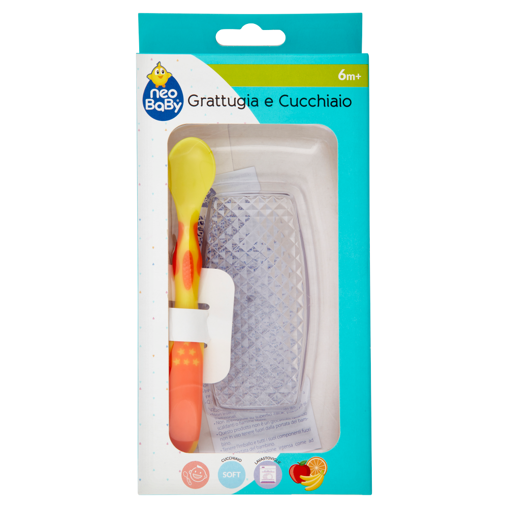 neo Baby Grattugia e Cucchiaio 6m+