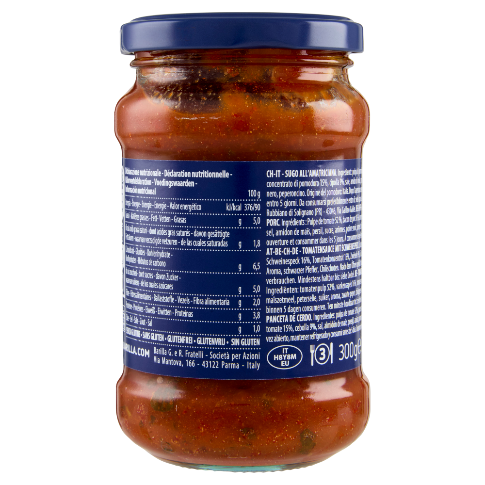 Barilla Sugo Amatriciana Condimento per Pasta 300g