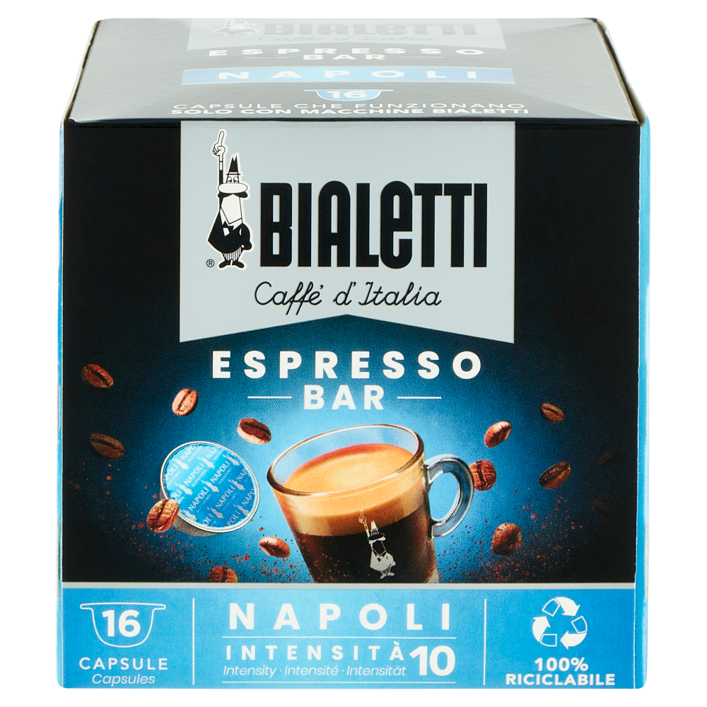 Bialetti Caffè d'Italia Espresso Bar Napoli 16 Capsule 112 g