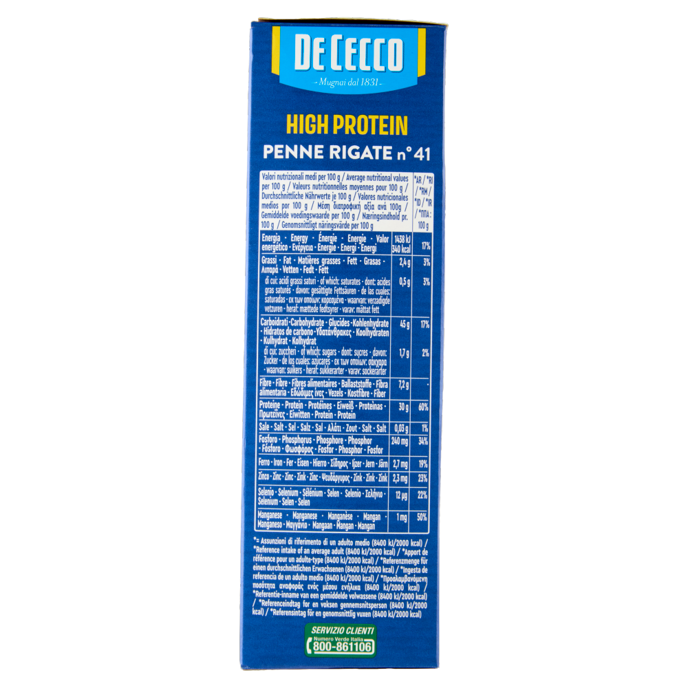 De Cecco High Protein Penne Rigate n° 41 400 g