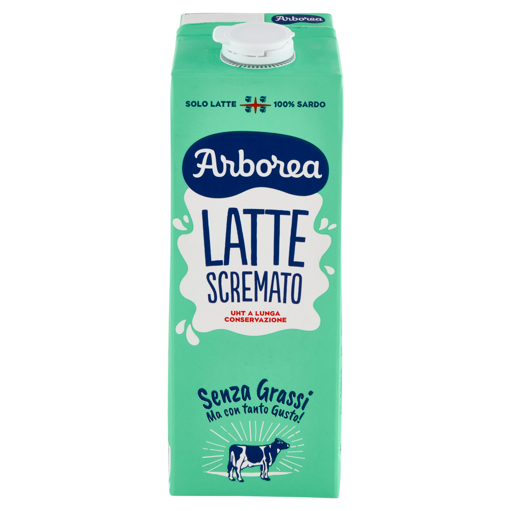Arborea Latte Scremato UHT a Lunga Conservazione Senza Grassi 1000 ml