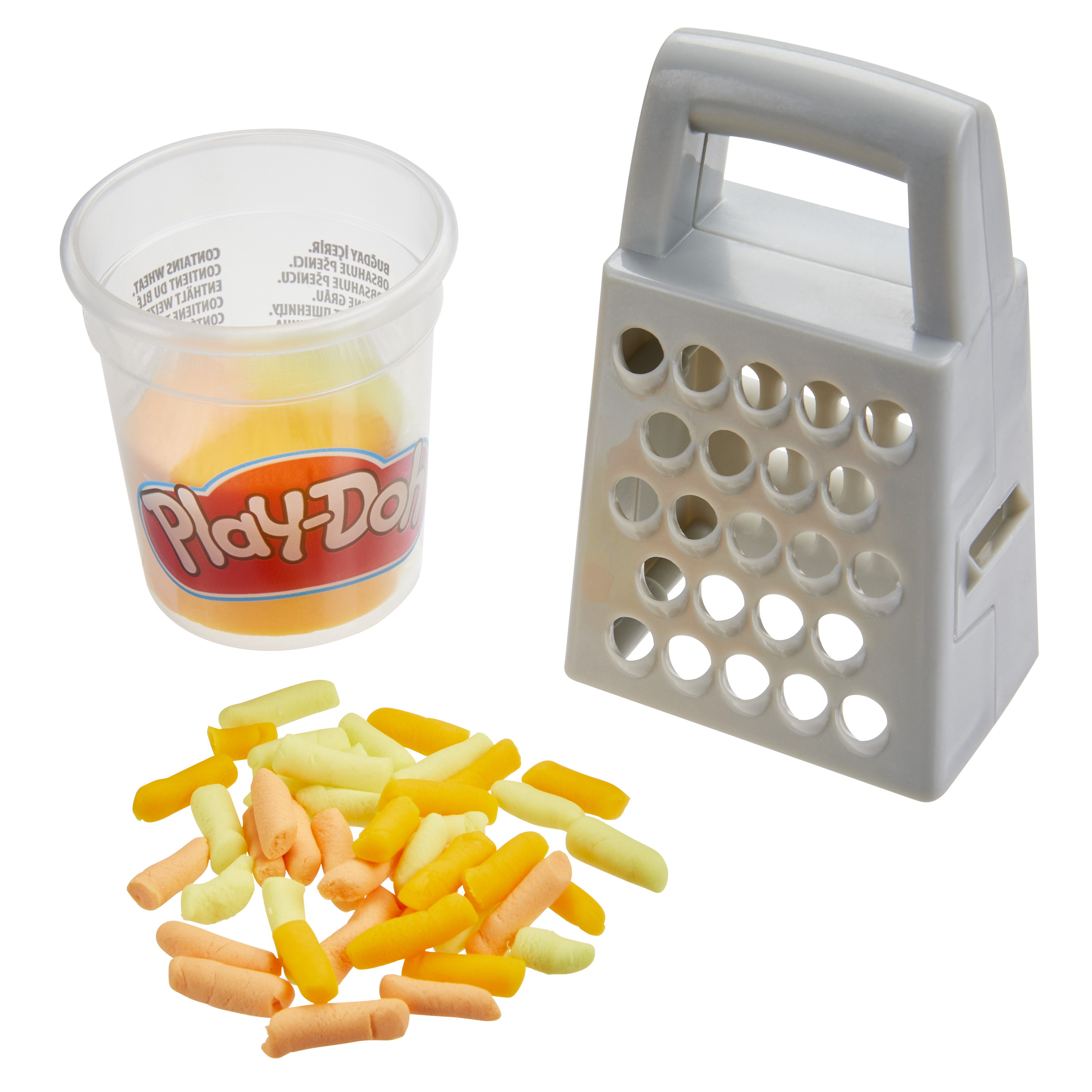 Play-Doh Kitchen Creations La Pizzeria, playset con 6 vasetti di pasta modellabile e 8 accessori