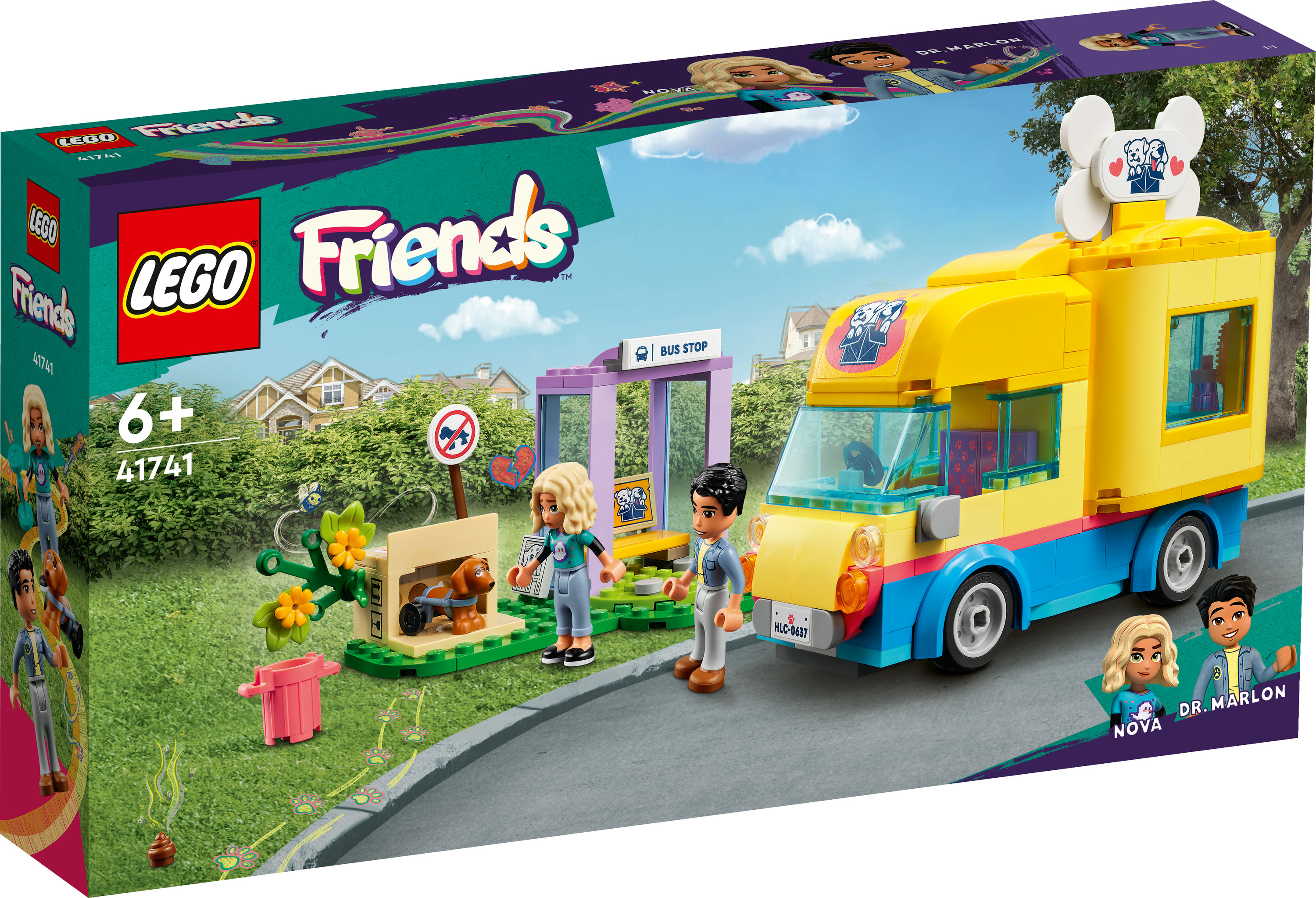 LEGO Friends Furgone di soccorso dei cani