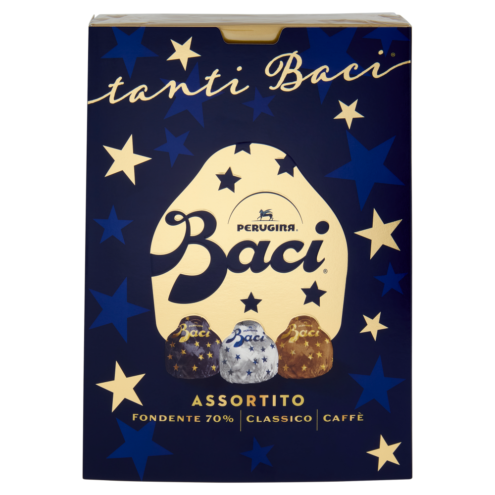 BACI PERUGINA Tanti Baci Cioccolatini Assortiti Scatola Regalo Fondente 325g